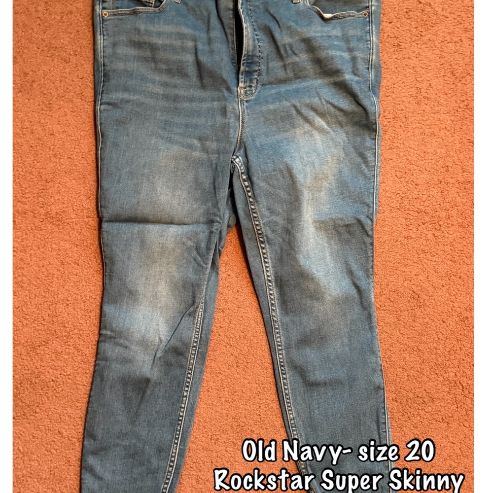 Old Navy Rockstar Super Skinny Jeans - Blue